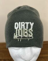 Dirty Jobs With Mike Rowe Beanie ディスカバリーチャンネル　マイク・ロウ　突撃!大人の職業体験　オリーブ色_画像2