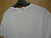 ポロ ラルフローレン 胸刺ロゴ クルーネック 半袖Tシャツ トップス 純白 メンズL_画像5