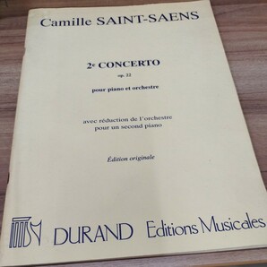 Camille SAINT-SAENS/2e CONCERTO op.22 pour piano et orchestreの画像1