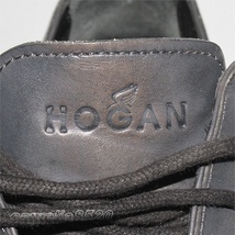 HOGAN ホーガン ウィングチップ メンズシューズ グレー レザー 本革 8.5 サイズ 約27cm イタリア製 中古 美品_画像3