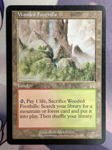 MTG　《樹木茂る山麓/Wooded Foothills》　ONS　英語_画像1