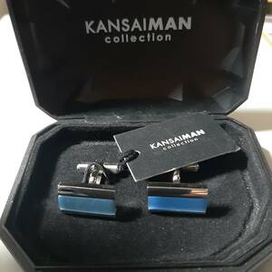 KANSAIMAN collection カンサイマン 山本寛斎 カフスボタン ブルー