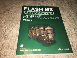 【AI出版　FLASH MX ActionScript RDBMS プログラミング】　※付録CD-ROMナシ