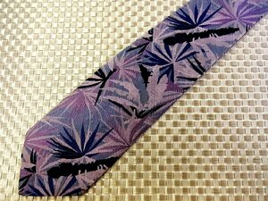 [ stock disposal sale ]* bargain sale *FK4665* Durban [. leaf plant pattern ] necktie *