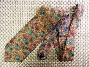 【在庫処分セール】●特売●FK4815●クレージュ【花 植物 柄】ネクタイ●