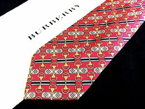 ! сейчас неделя. распродажа 980 иен ~!1011W! состояние товар среднего качества [BURBERRY] Burberry [ металлические принадлежности рисунок ] галстук!