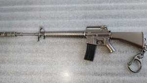 1/6スケール　ミニチュアライフルキーホルダー　M16A4　 ミニチュアガン　モデルガン　ミリタリー