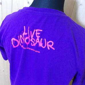 a213◆B'z LIVE DINOSAUR LIVE-GYM 2017-2018Tシャツ◆サイズS B'z ツアーTシャツ ライブグッズ ゆうパケット送料360円 5Dの画像3