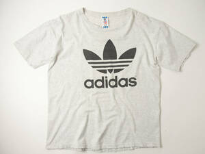 1990年代 アメリカ製 アディダス トレフォイル ロゴ プリント Tシャツ adidas MADE IN USA