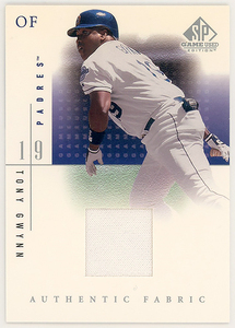 殿堂PADRES△TONY GWYNN/2001 SP AUTHENTIC FABRICジャージ!