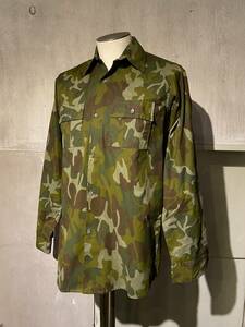 Deadstock Romanian Army Field Shirt Leef Camo デッドストック ルーマニア軍 実物 リーフカモ 迷彩柄 ミリタリー カモフラ