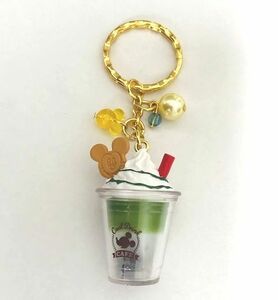 ◆未使用◆TDL 東京ディズニーランド◆ディズニー◆ミッキーマウス◆タピオカモチーフ◆キーチェーン◆抹茶