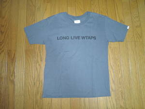 WTAPS ダブルタップス Tシャツ 00 XS ロゴ LOGO メッセージTEE LONG LIVE WTAPS /