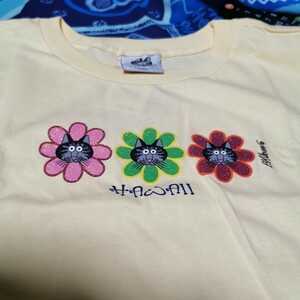 Kliban Cats Гаваи футболка . цветок 3.