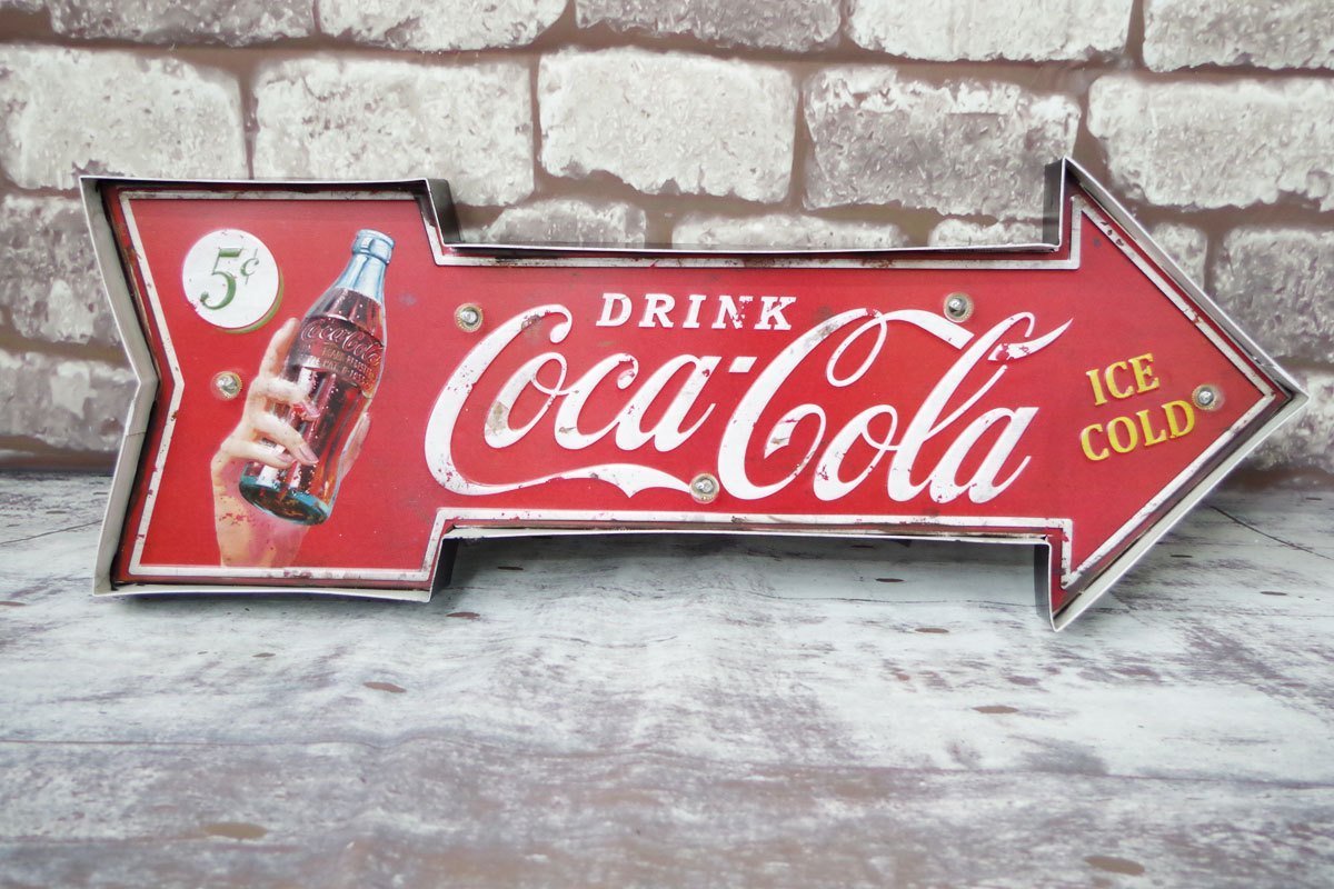 まさ様専用 ビンテージ 看板 1950s コカ・コーラ 幅61センチ