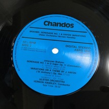 CHANDOS ヴァーノン・ハンドレー ブラームス:セレナーデ第1番＆ハイドンの主題による変奏曲 1988年録音!!_画像4