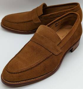 [ ultimate beautiful ] here n suede Loafer 418 KO-1 size 7[ free shipping ]KOKON Charles F ste do company manufactured suede coin Loafer slip-on shoes 