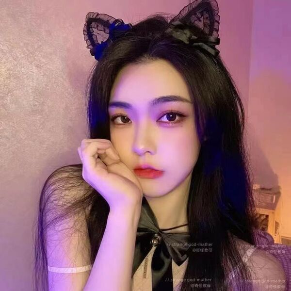 ◆37番◆猫耳カチューシャ 猫彼女 コスプレ ハロウィン かわいい 変装