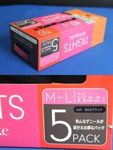 FUKUSKE タイツ ブラック サイズM-L 5パック 3種デニール★送料510円_画像2