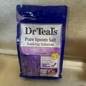 Dr Teal's medicine for bathwater additive teal zEPepsom salt .. charcoal front. lavender. fragrance 