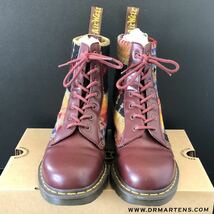 限定完売★Dr.Martens × PENDLETON 7ホールブーツ UK9★ペンドルトン ドクターマーチン チェリーレッド BURGUNDY バーガンディ 8ホール_画像4