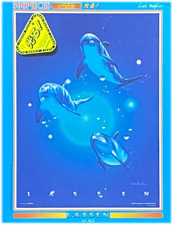 ■New and unopened ■Beverly ■Christian Rhys Lassen Little Dolphin ■500 PIECES ■49cm x 36cm ■Glowing jigsaw puzzle, toy, game, puzzle, jigsaw puzzle