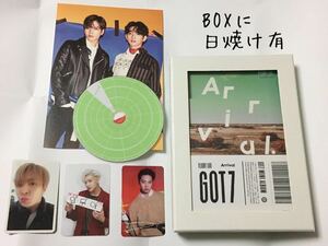 送料込み　GOT7　CD　トレカ　MINI ALBUM　☆FLIGHT LOG : Arrival☆　8曲　Ever ver.　韓国盤　BANBAN　JB　6th　日焼け有　K-POP