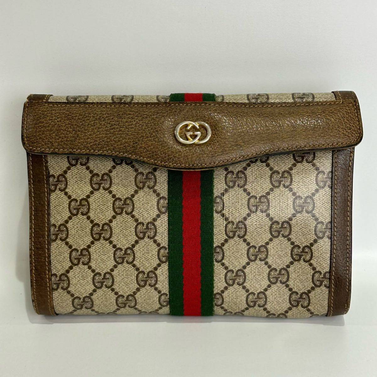 年最新ヤフオク!  gucci グッチ オールドグッチ セカンドバッグ