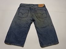 ●リーバイス LEVI'S デニムハーフパンツ 501 W34 ボタンフライ●0408 ●_画像3