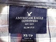 ●AMERICAN EAGLE アメリカンイーグル 長袖シャツ XS●0415●_画像2