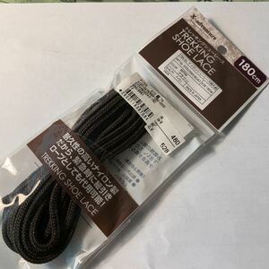  shoe race shoes cord 180. small circle boots trekking shoes unopened unused beautiful goods made in Japan Brown burnt tea color ( inspection )pala code tent tarp rope 