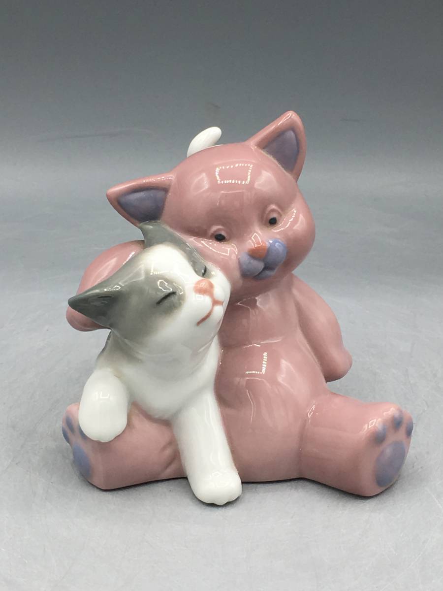 年最新ヤフオク!  猫 置物 リヤドロ西洋陶磁の中古品・新品