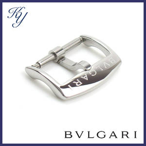 送料無料 磨き済み 美品 本物 純正品 BVLGARI ブルガリ 尾錠 14mm バックル コマ 時計