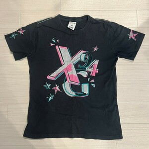 X-girl エックスガール 前面プリントTシャツ 半袖 スター 星 レディース