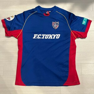 F.C.TOKYO エフシー東京 ワッペン プリントTシャツ ユニフォーム 応援Tシャツ 半袖 サッカー メンズ