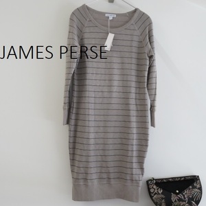 送料込 匿名配送 新品 JAMES PERSE　ジェームスパース　ロング丈トレーナー　Tシャツ　ロンT　チェニック　ワンピース