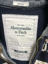 Abercrombie & Fitchアバクロンビー＆フィッチ 厚手素材コットンフードパーカーサイズUS:M(日本サイズL～XL程度）_画像3