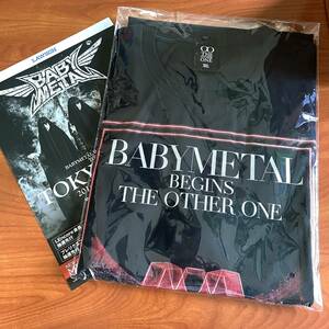  Mini poster extra attaching XXL size new goods unopened goods BABYMETAL BEGINS THE OTHER ONE K×Y TEE T-shirt baby metal .. Arena MM