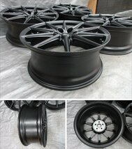 ■送料無料 A2■ トヨタ GR86 RZ 純正 ■ 18×7.5J+48 ■ 5H PCD100 ■ ハブ径φ56 ◇ ４本 ◇ マットブラック 1ピース/10本スポーク_画像6