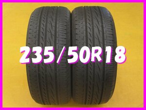 ◆送料無料 C1s◆　235/50R18　101V　ブリヂストン　REGNO GRVII　夏２本　※アルファード.ヴェルファイア等