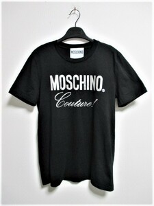 *MOSCHINO Moschino Logo print T-shirt / men's /44* new work model 