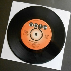 DALIDA J'attendrai カナダ盤シングル Able 1975