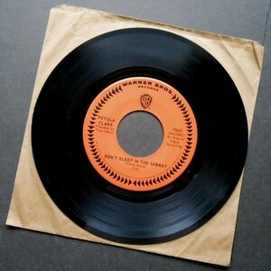 PETULA CLARK Don't Sleep in the Subway カナダ盤シングル WB 1967