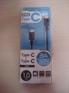 [送料無料 即決] BAUT Type-C / Type-C対応　USBケーブル USB2.0 3A 1m USED