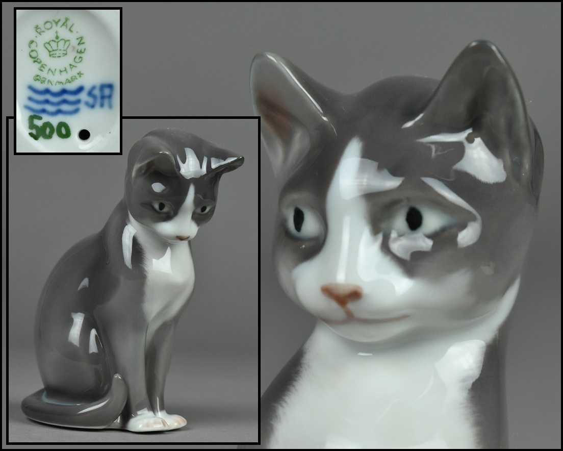 ヤフオク! -「フィギュリン ロイヤルコペンハーゲン 猫」の落札相場