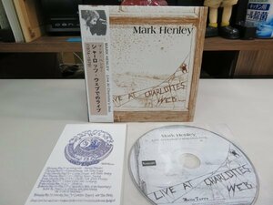 ()1｜★ CD / 紙ジャケット / w/OBI ★MARK HENLEY（マーク・ヘンリー）「LIVE AT CHARLOTTE'S WEB」｜SSW　南部西部