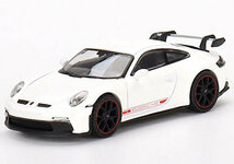 MINI GT 1/64 ポルシェ 911 (992) GT3 ホワイト (左ハンドル)(MGT00478-L)_画像2