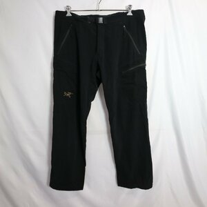 ARCTERYX Arc'teryx nylon pants outdoor camp protection against cold winter wear black ( men's XL ) used old clothes M4598