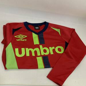 250. free shipping *umblo long T Umbro long sleeve T shirt SS 160cm Kids child 