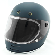フルフェイスヘルメット マットグレー×ライトスモークシールド Lサイズ:59-60cm対応 VT-9 ステッカー付き VT9_画像1